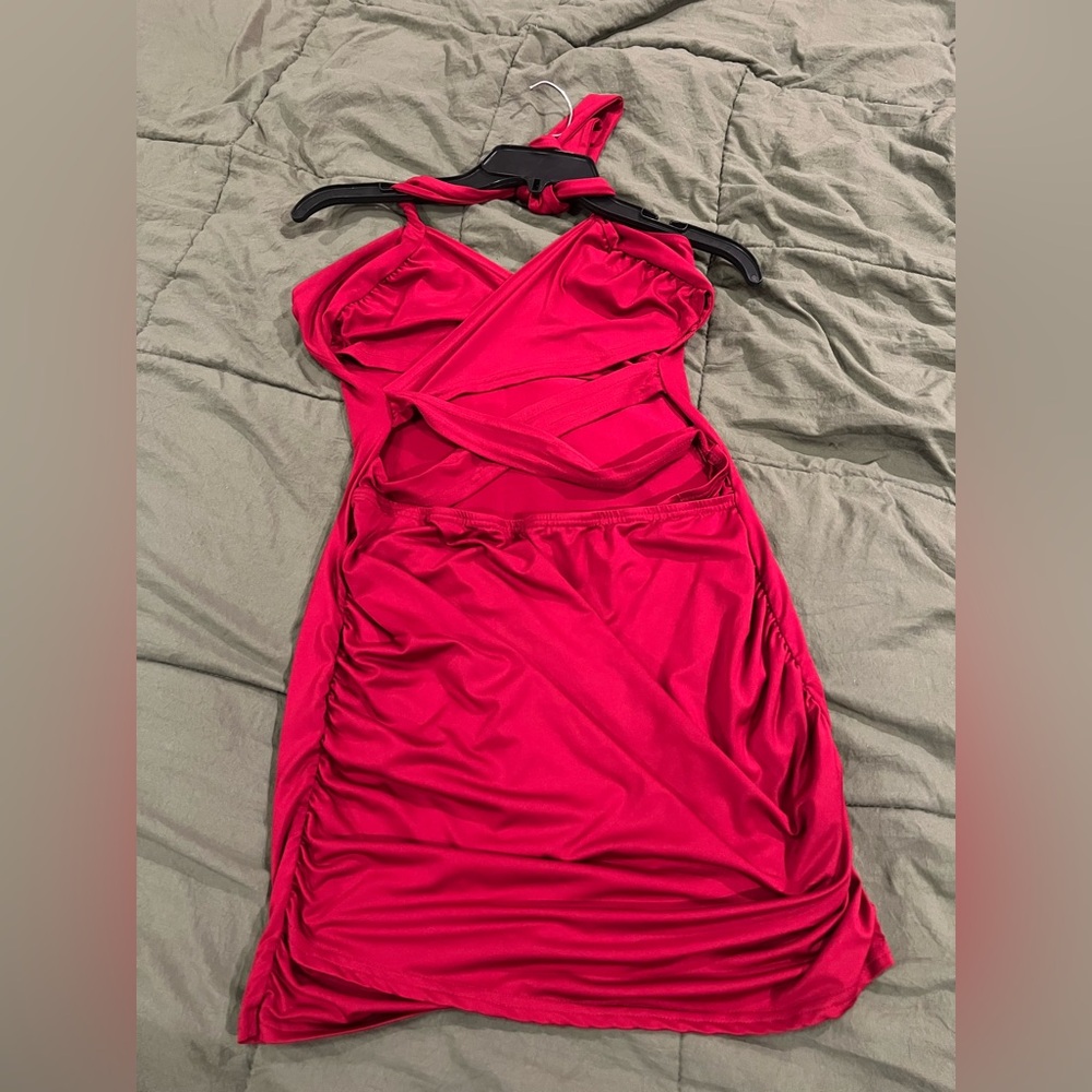 Stunning Red Cutout Dress